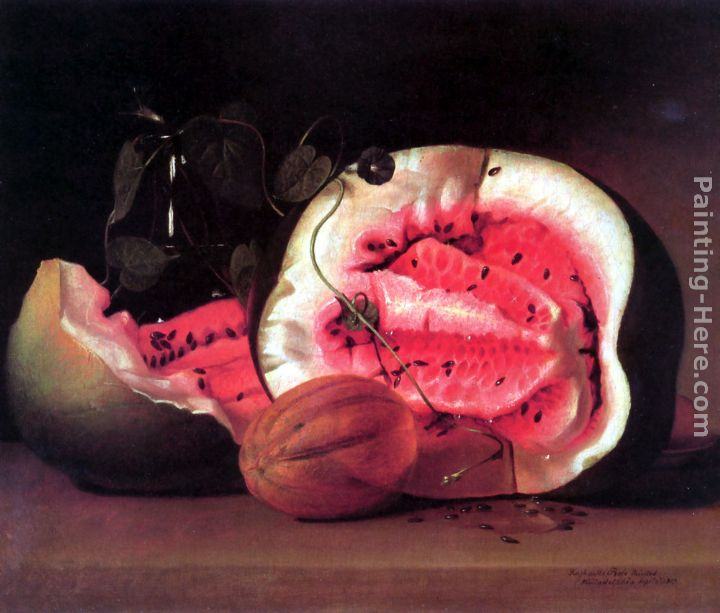Raphaelle Peale Melons and Morning Glories